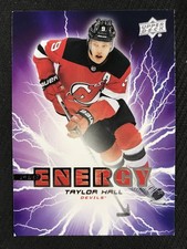 2019-20 Upper Deck #PE-31 Taylor Hall Pure Energy New Jersey Devils