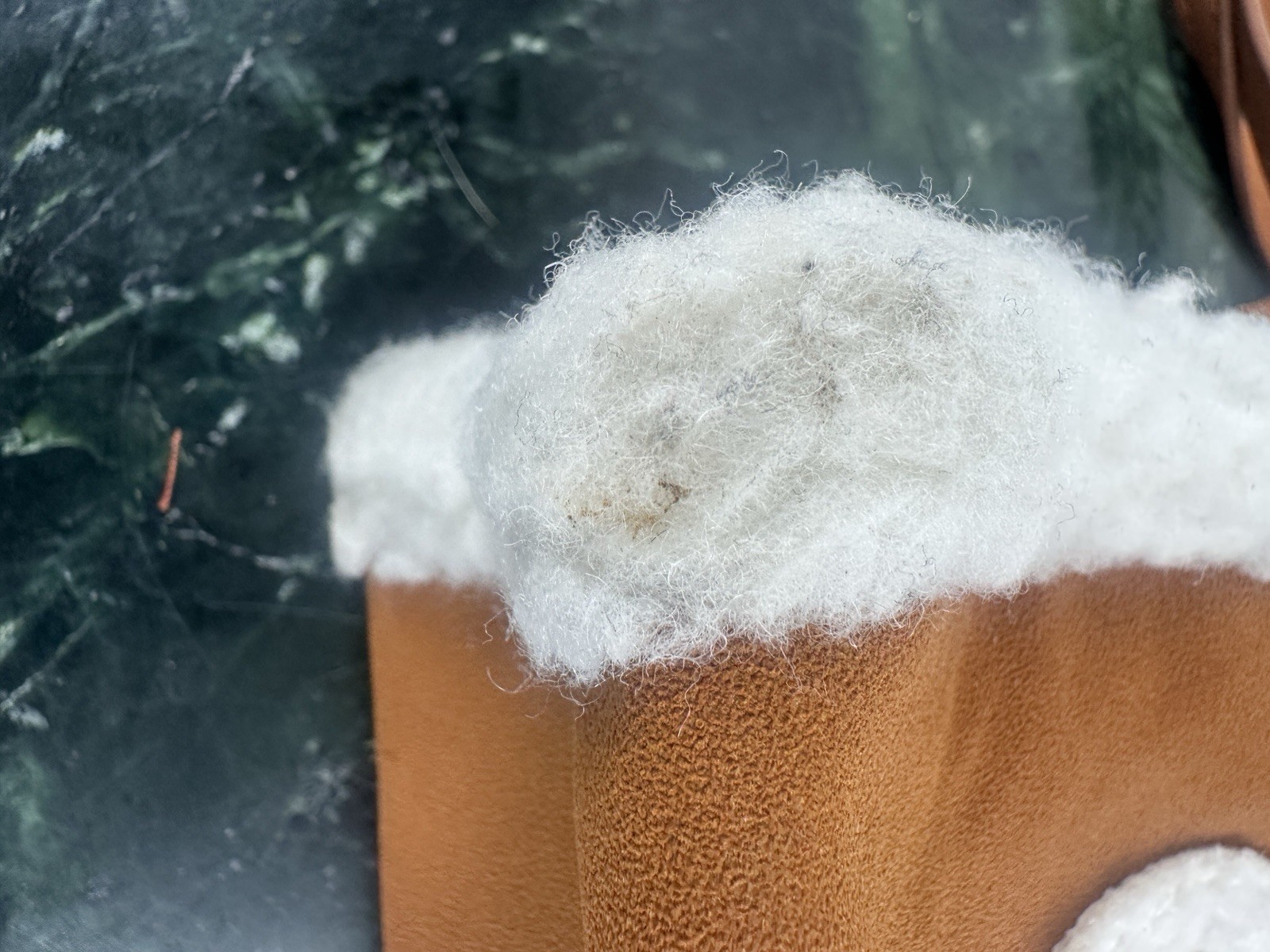 Telfar x UGG Small Shopping Bag Chestnut (Brown Suede W/Natural/Cream Shearling) image 5