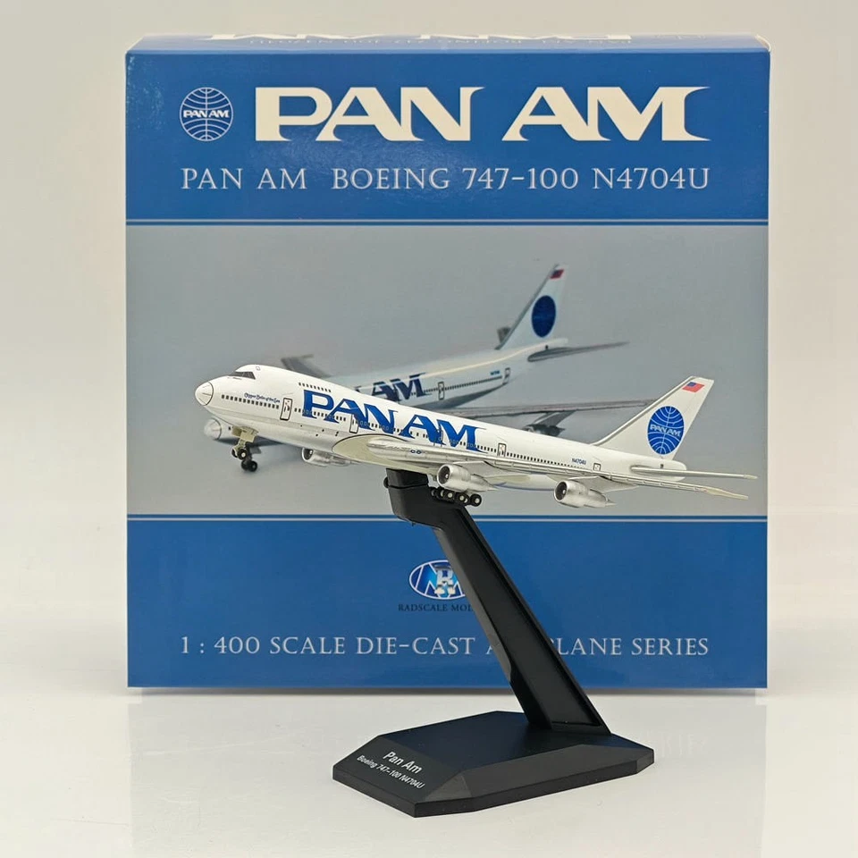 1:400 scale RM Pan Am Boeing 747-100 N4704U Diecast Aircraft Model US in stock - Image 4 of 4