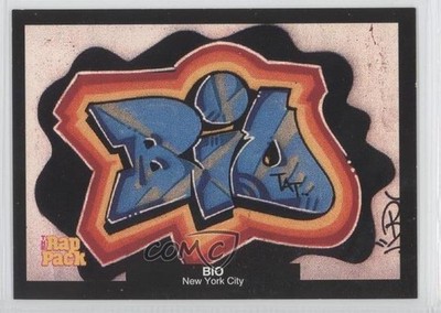 1991 Premier Cards The Rap Pack Unstoppable Stickers Bio New York City #3 0b6