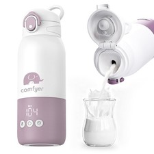 Portable Baby Bottle Warmer for Travel, Portable Milk Warmer with Fast Heatin...