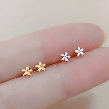 Cute Mini Flower Earrings Women Girls Jewellery Valentine's Day Birthday Gifts