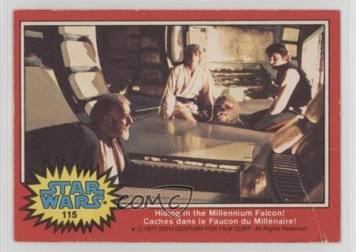 1977 OPC Star Wars #115 Hiding in the Millennium Falcon! — Raw
