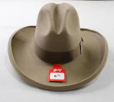 Bailey Unisex Clayton Wool/Fur Felt Blend Gus Western Hat LB3 Pecan Size 6 3/4