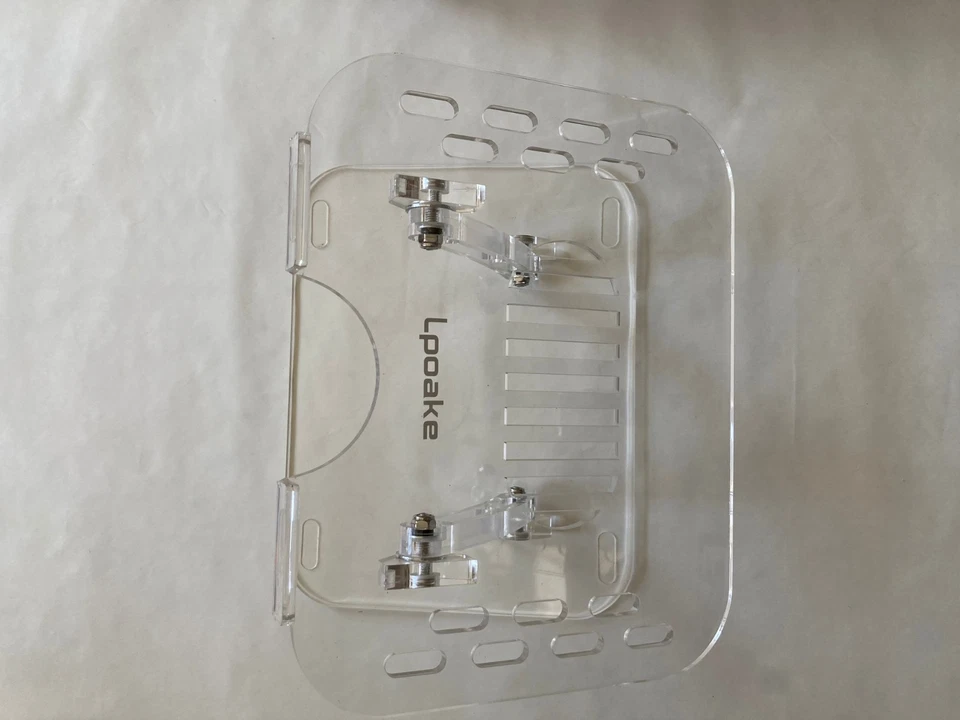 Acrylic Adjustable Laptop Stand Ergonomic Riser | 360° Rotating 10-15.6" Laptops - Image 4 of 4