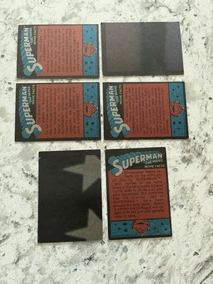 6) 1978 Topps Superman The Movie Cards | eBay