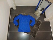 Spitzenbluse royalblau XS 32 34 spitze Carmen...