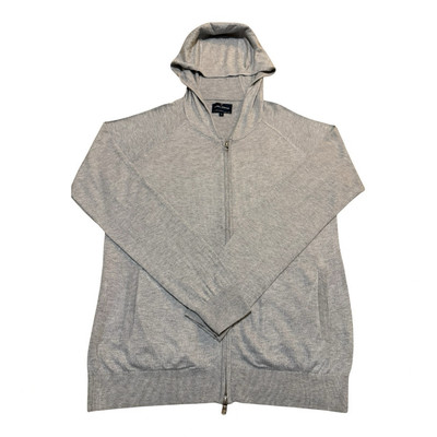 Daniel Hechter  Men's Grey Hoodie Large Full Zip Long Sleeve