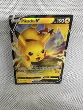 Pikachu V Holo 043/185 LP SWSH04: Carta Pokemon Vivid Voltage