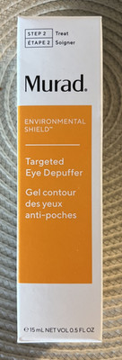 Murad Environmental Shield Targeted Eye Depuffer 0.5 oz Caffeine Peptides NIB