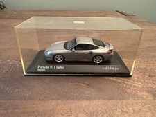 Porsche 911 Turbo Silver 996 2000 1/43 Diecast Paul's Modern Art Mini Champs