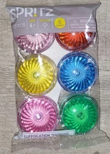 Spritz Yo Yo Set of 6 Light Up Colored Yo-Yo's Toy NEW