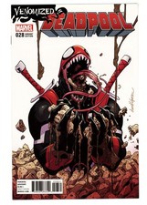 Deadpool (5th Series) #28/B NM 9.4 2017  David Lopez Venomized Variant Cover