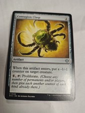 MTG Magic The Gathering Commander Lorwyn Eclipsed Contagion Clasp unc exc cond