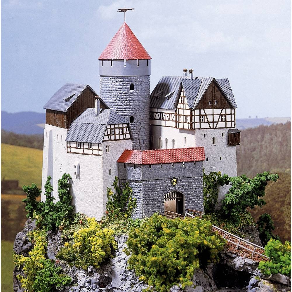 Château fort Lauterstein maquette train miniature décor réseau H0 TT N