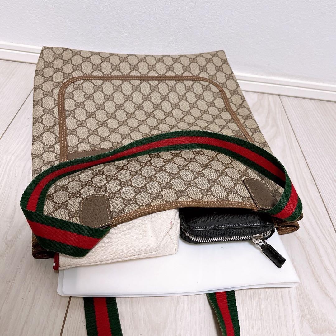 GUCCI Tote Bag PVC Women’s Large A4 Storage Authentic Excellent Condition thumbnail 11