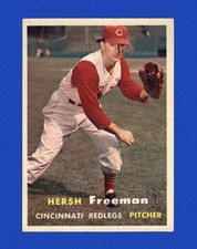 1957 Topps Set-Break # 32 Hershell Freeman EX-EXMINT *GMCARDS*