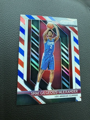 2018-19 Panini Prizm - Shai Gilgeous-Alexander #184 Red White & Blue *RC* CLEAN