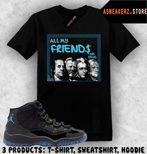 Shirt Match AJ 11 Gamma Blue 2025 Sneaker Matching Dead Presidents 11s T-Shirt