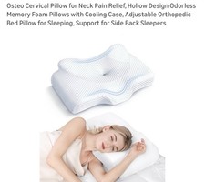 Osteo Cervical Pillow for Neck Pain Relief, Hollow Design Odorless Memory Foam P