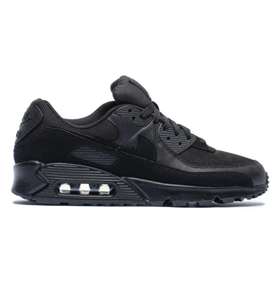 Nike Air Max 90 Recraft Triple Black CN8490-003 Men's Size New | eBay