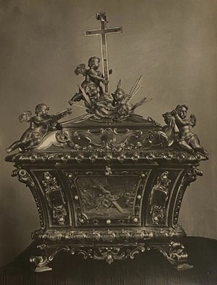 Fratelli Alinari Albumen Photograph Palazzo Pitti Bronze Urn Florence c1900
