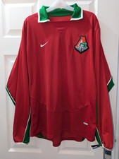 Lokomotiv Moscow Long Sleeve Home Football Shirt 2004/05. Mens Large.