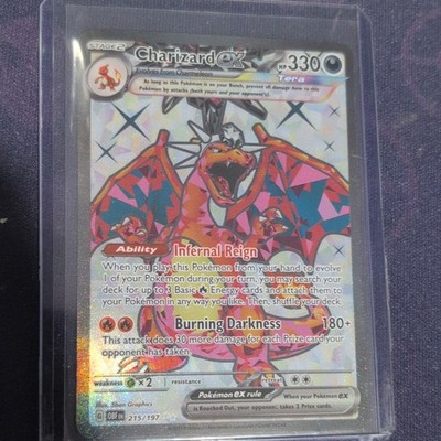 Charizard ex SV03 Obsidian Flames 215/197 UR Tera Full Art Holo ENG