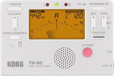 Korg TM-60 Tuner Metronome White from Japan