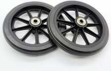 Rollator walker replacement wheel,6 inch Caster Wheel,front and rear Black