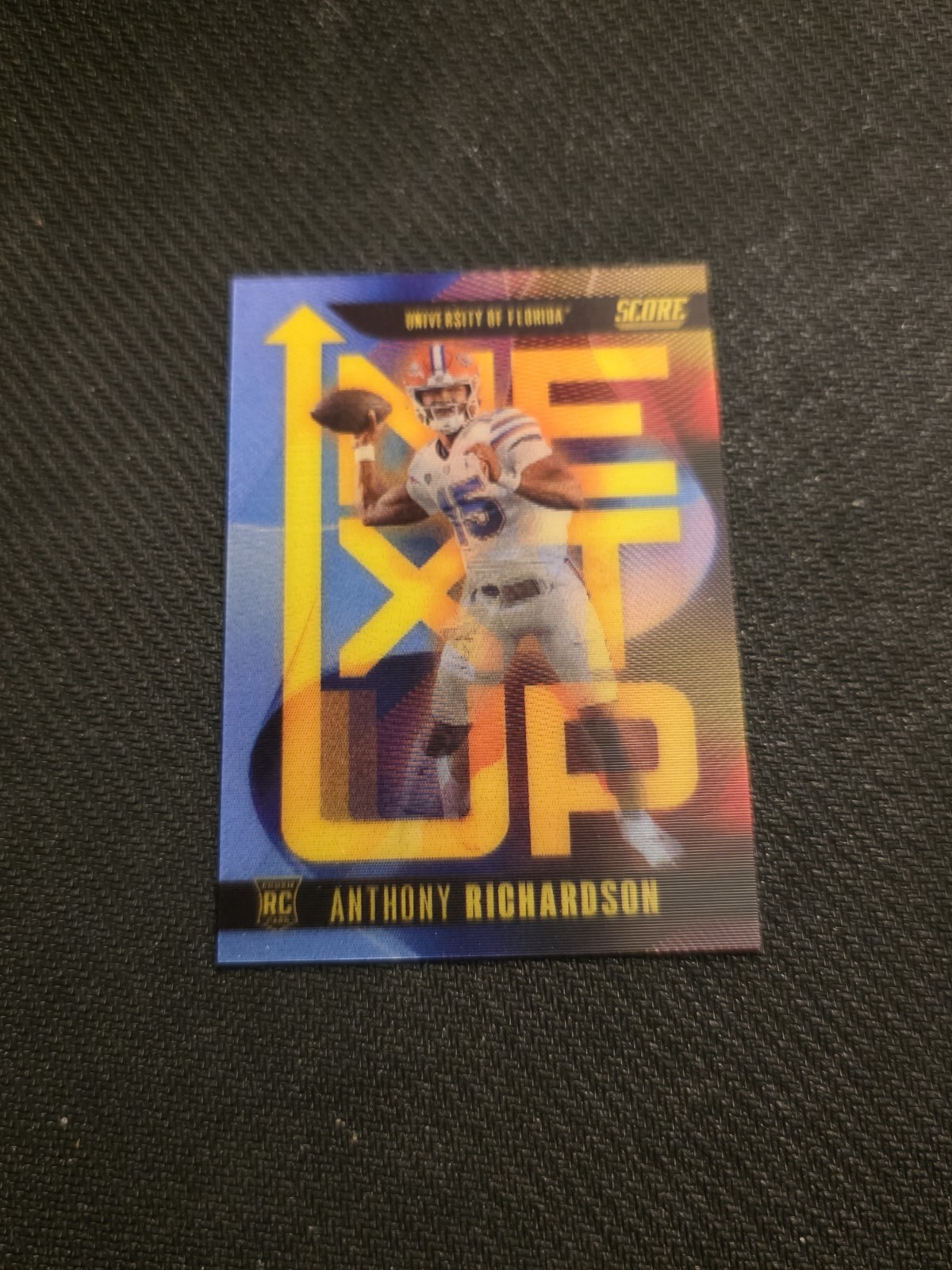 2023 Score Football Anthony Richardson Lenticular Next Up 3D NU-4 RC Florida SSP