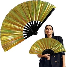 Fans for Line Dancing, 4 Pcs Boots On The Ground Hand Fan, Large Clacking Pop Fa