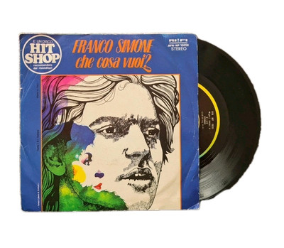 FRANCO SIMONE - Du...und So Sei es / Was Willst Du? - 45 Runden 1976 RiFi Italy