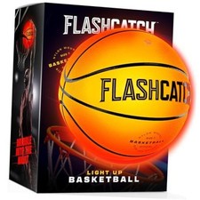 FlashCatch Light Up Basketball - Glow in The Dark - Sports Gear Accessories