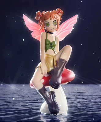 Pop Mart Peach Riot Punk Fairy Series GiGi Mushroom Figure Blind