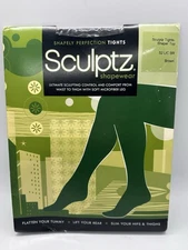 Sculptz Shapely Perfection Tights Shaper Top Brown Size 52 L/C Shapewear