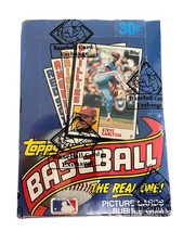 1984 Topps Baseball Box 36 Sealed Wax Packs BBCE Verified Wrapped Unopened MINT