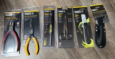 6 Klein Electricians tools