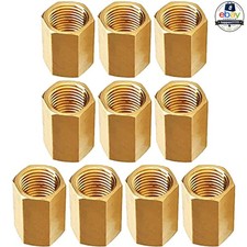 Brake Line Fittings 10 Pcs 316 In Brass 38-24 Inverted Flare Unions