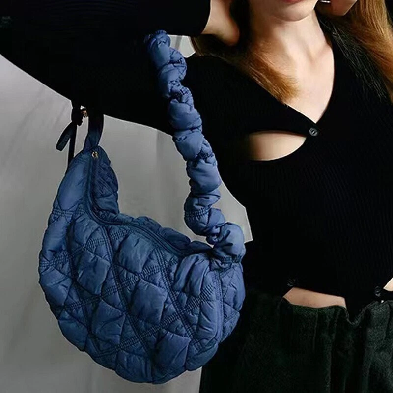 Cloud Quilted Crossbody Bag, Fashion Chain Shoulder Bag, Women's