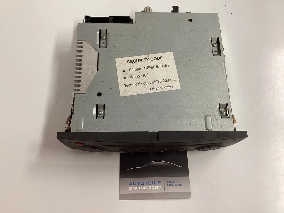 Renault Clio 3 Audio CD Player Turner Bedieneinheit 8200633624 B 8200633624T - Bild 2 von 4