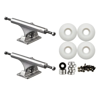 ACE TRUCKS MFG Ace 55 (8.5") Skateboard Trucks 52mm Wheels and Bearings Combo Package