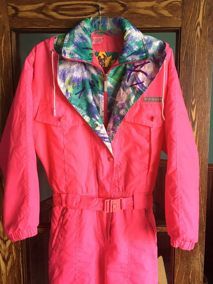 Pink one piece ski suit sale