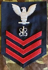 US Navy Rate Electronic Warfare Technician 1st Class Petty Officer Patch USN EW1