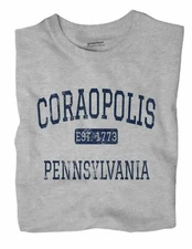 Coraopolis Pennsylvania PA T-Shirt EST