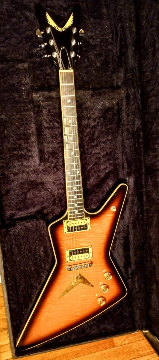 Vintage 1980 Dean Z Standard In Flamed Braziliaburst | eBay Vintage 1980 Dean Z Standard In Flamed Braziliaburst | eBay