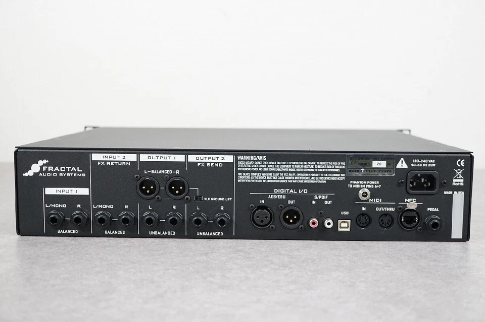 Fractal Audio Systems Axe-Fx II Guitar Preamp FX Multi-Effects Processor F/S - Image 4 of 4