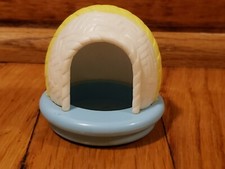 Vintage Fisher Price Smooshees Critter Cuddles Itty Bitty Kitty Cat House