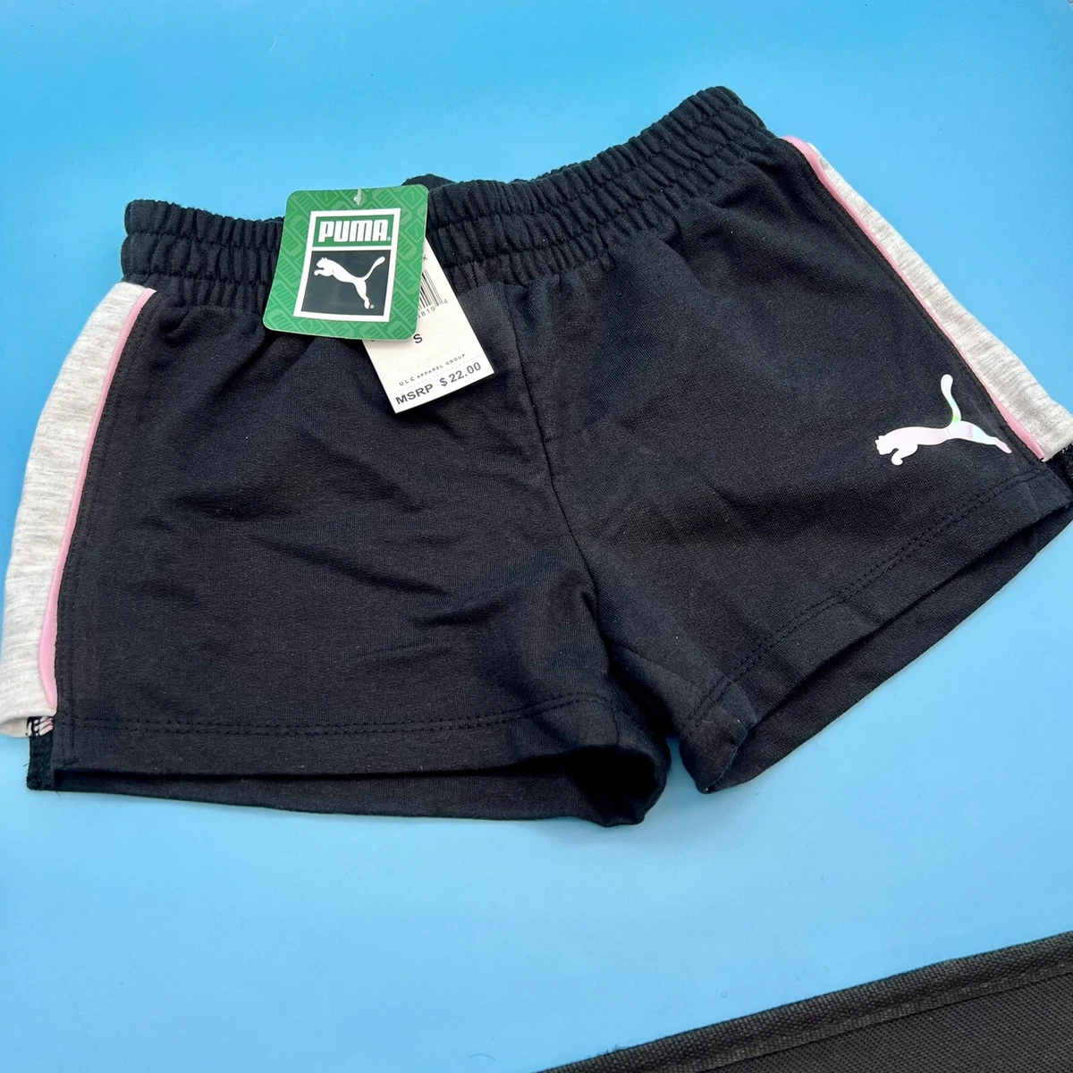 - PUMA SHORTS CORE SMALL eBay ACTIVE SIZE GIRLS (7) BLACK |