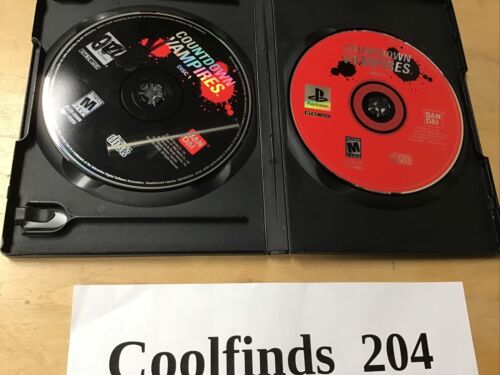 Countdown Vampires (Sony PlayStation 1, 2000) Discs Only - Foto 1 di 2